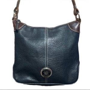 Dooney & Bourke Black and Brown
Leather Shoulder Bag
